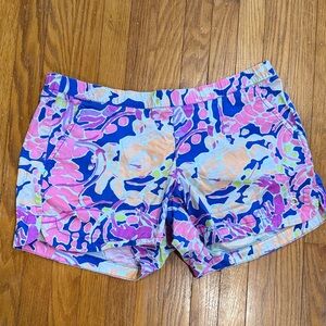Lilly Pulitzer Pink and Blue Women's Shorts